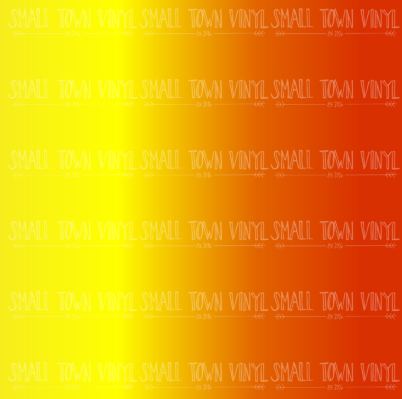 Printed HTV - Ombre Rainbow - 12 x 14 Sheet - Brilliant Vinyl
