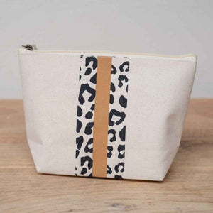 The Royal Standard - Leopard Stripe Shore Cosmetic Bag