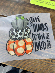 Give Thanks to the Lord!