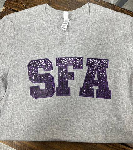 SFA Faux Embroidered Sequin Tee!