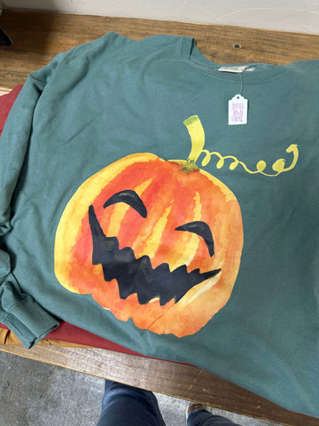 Happy Pumpkin Long Sleeve Tee!