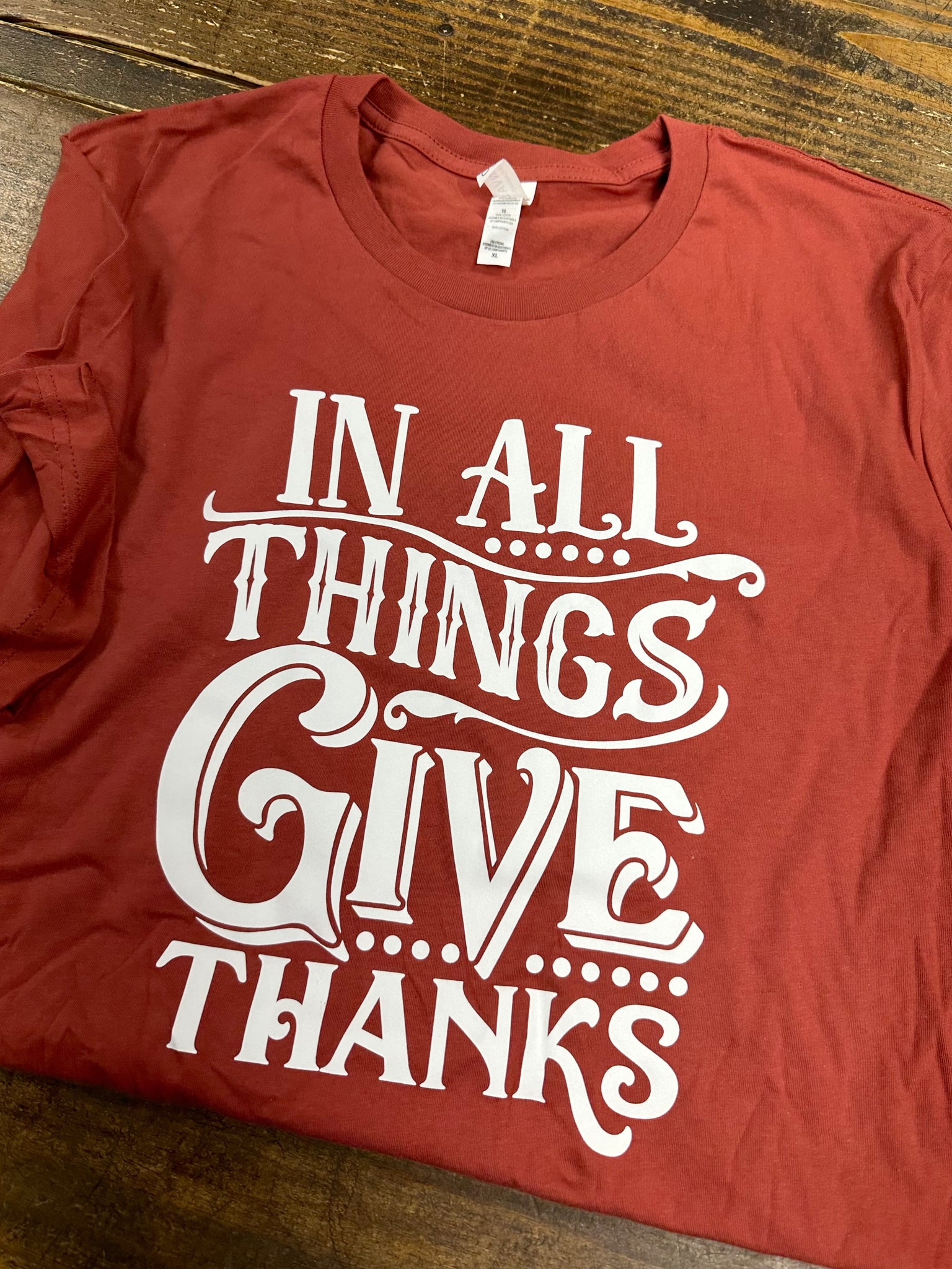 In All Things Give Thanks!