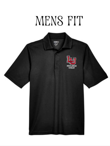 Lamar Speech Language Pathology Embroidered Polo - Black