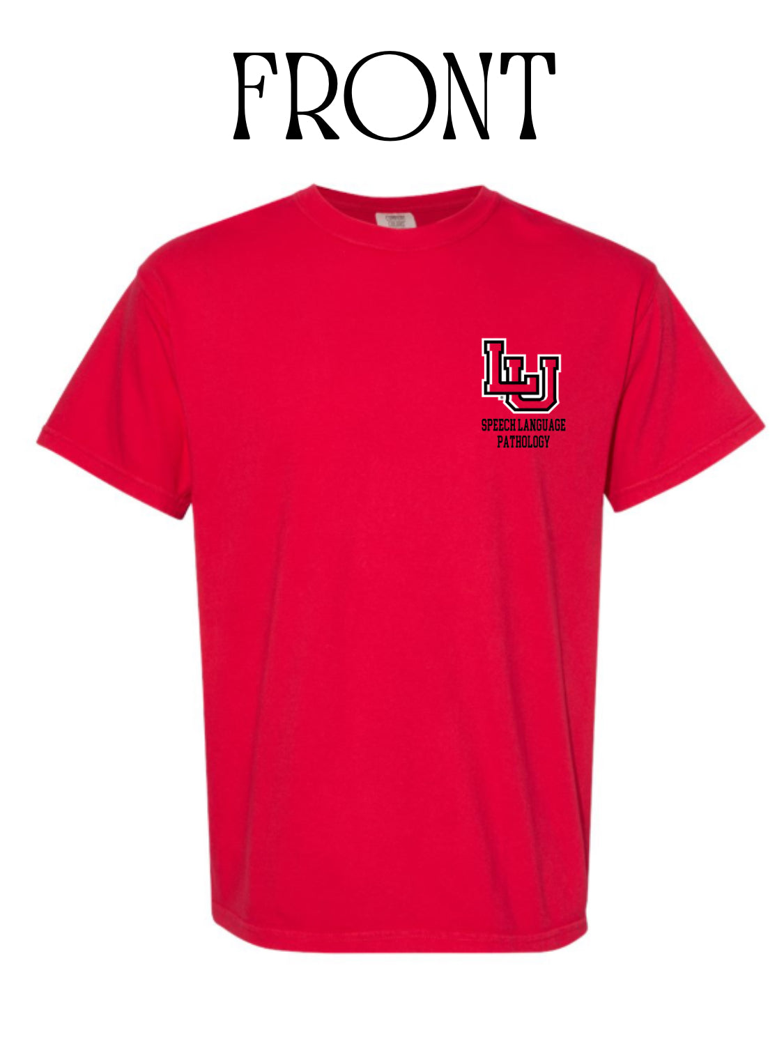 Lamar Speech Language Pathology Tee - Red