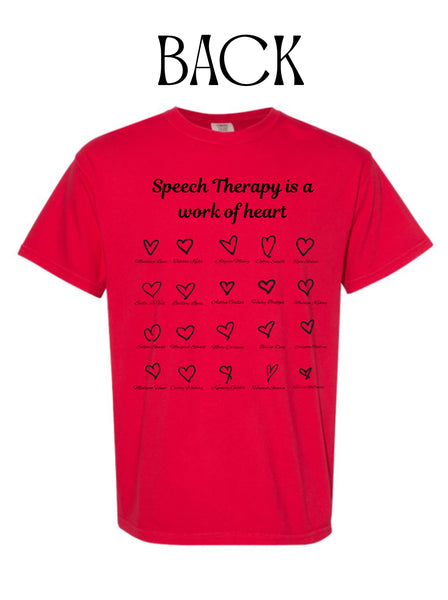 Lamar Speech Language Pathology Tee - Red