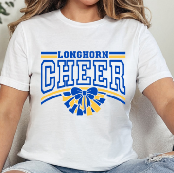 Longhorn Cheer Roster Shirt 1st Option