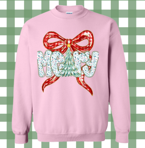 Merry Red Gingham Bow