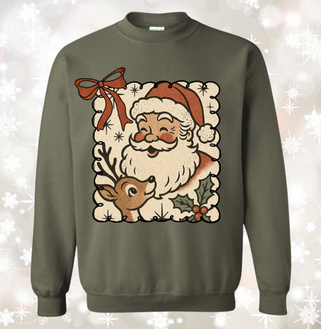 Santa and Reindeer