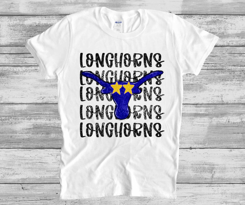 Longhorns - School Mascot Tee