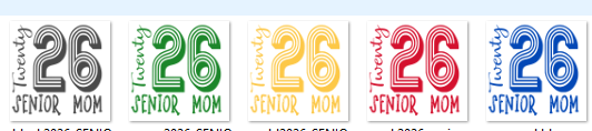 2026 Senior Mom Tee!