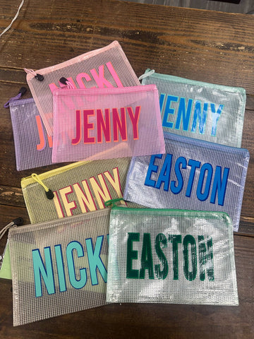 Personalized Pencil Bags