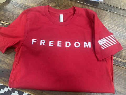 FREEDOM Red Tee