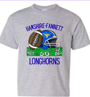 Hamshire-Fannett Longhorn Football Tee!