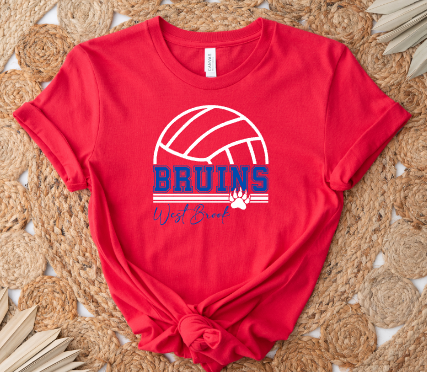 West Brook Bruins Volleyball Tee