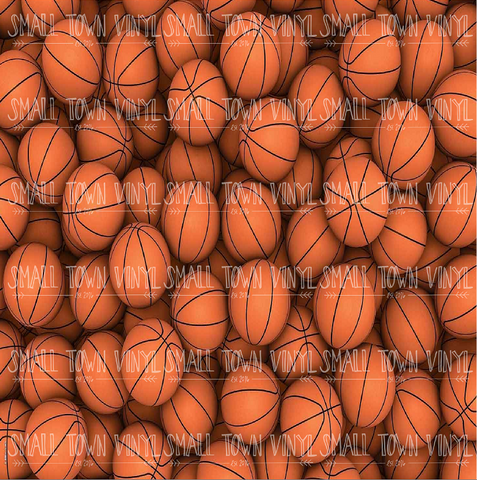 Basketball Collage Printed Vinyl