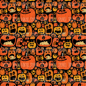 Halloween - Pumpkins Printed Vinyl