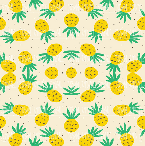 Pineapple Printed Vinyl