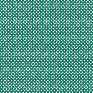 Polka Dots - Small Emerald Printed Vinyl