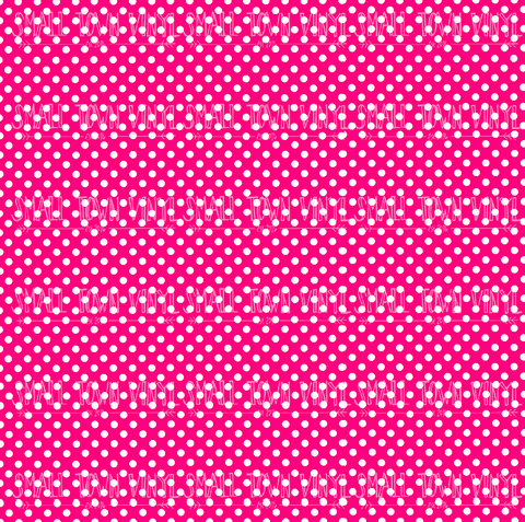 Polka Dots - Small Pink Printed Vinyl