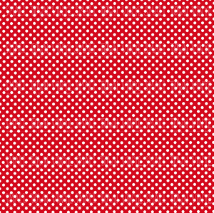 Polka Dots - Small Red Printed Vinyl