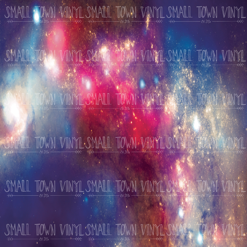 Galaxy - Red, White, and Blue Printed Vinyl