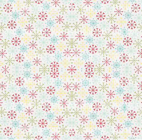 Christmas - Snowflakes Printed Vinyl