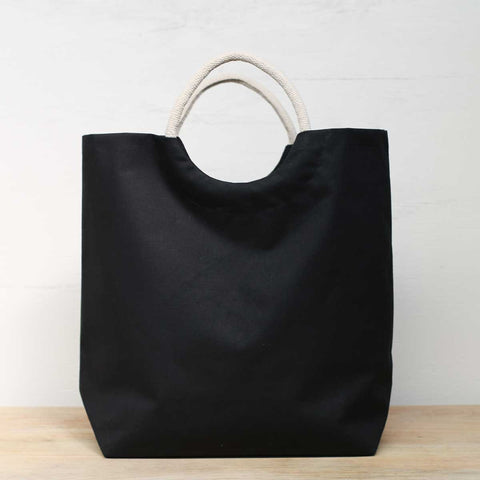 The Royal Standard - Solid Black Shore Tote